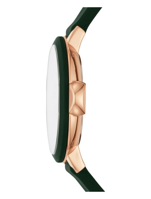 Kate Spade New York Women's Park Row Green Silicone Strap Watch 34mm