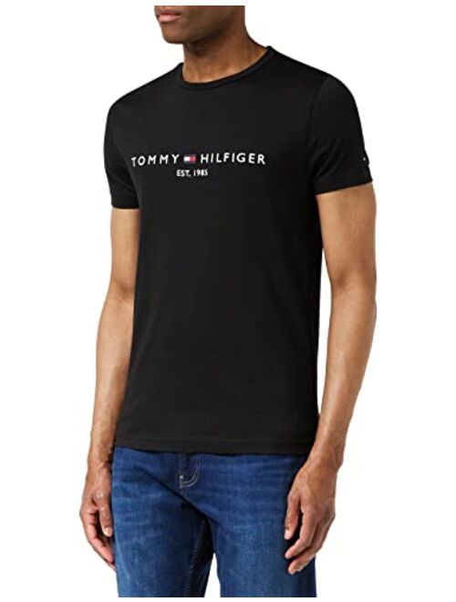 Tommy Hilfiger Men's Core Logo T-Shirt, Black