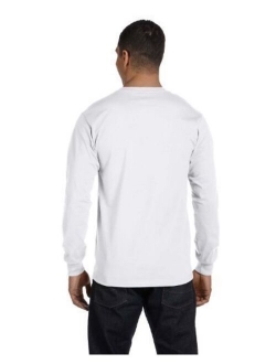 Men's Long-Sleeve Beefy-T Shirt (Pack of 2)