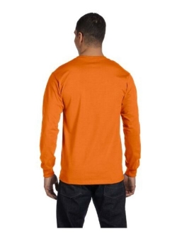 Men's Long-Sleeve Beefy-T Shirt (Pack of 2)