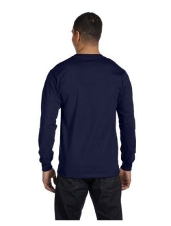 Men's Long-Sleeve Beefy-T Shirt (Pack of 2)