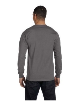 Men's Long-Sleeve Beefy-T Shirt (Pack of 2)