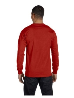 Men's Long-Sleeve Beefy-T Shirt (Pack of 2)