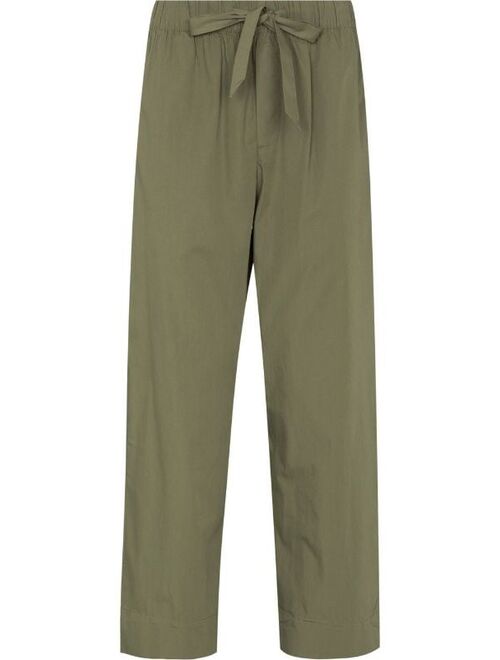 TEKLA straight-leg cotton trousers