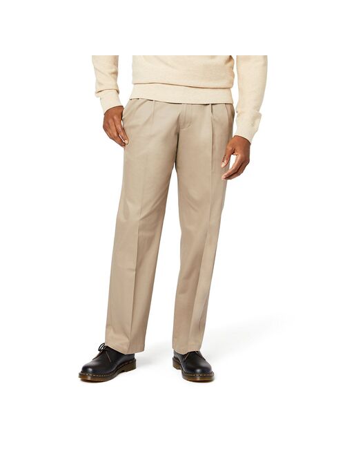 Men's Dockers® Signature Khaki Relaxed-Fit Stretch Pleated Pants