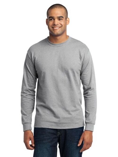 Port And Company Port & Company Men's Tall Long Sleeve 50/50 Cotton/Poly T Shirt