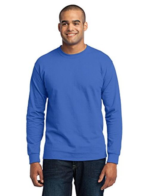 Port And Company Port & Company Men's Tall Long Sleeve 50/50 Cotton/Poly T Shirt