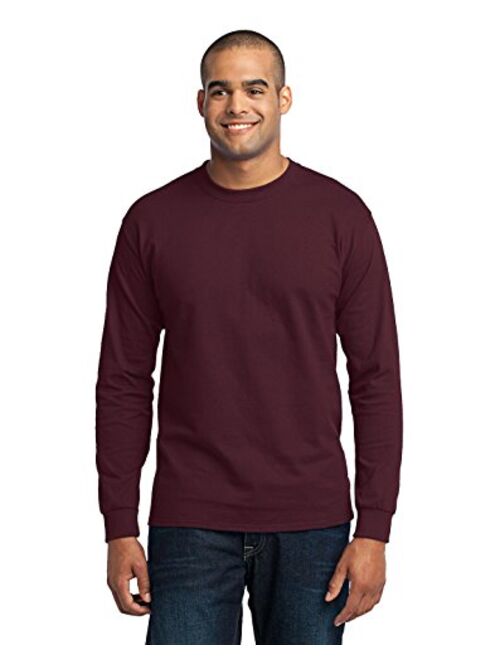 Port And Company Port & Company Men's Tall Long Sleeve 50/50 Cotton/Poly T Shirt