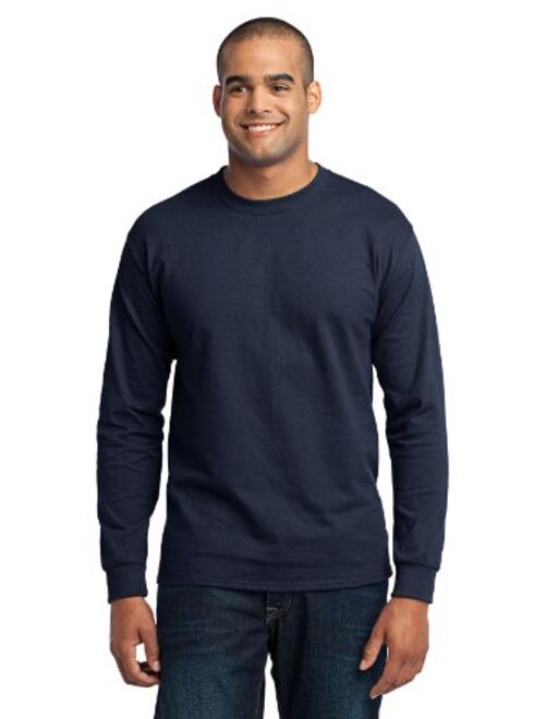 Port And Company Port & Company Men's Tall Long Sleeve 50/50 Cotton/Poly T Shirt