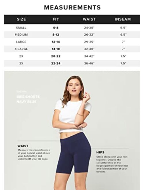 Conceited Premium Stretch Jersey Cotton Leggings for Women - Full - Capri - Shorts - Regular and Plus Size