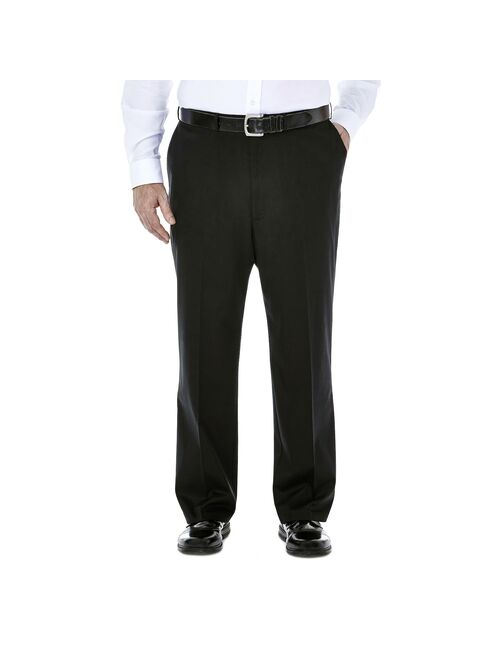 Big & Tall Haggar® Premium Stretch No-Iron Khaki Flat-Front Pants