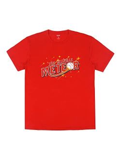 DABULIU Men's The Mllville Meteor 27 Baseball Fans Short Sleeve T-Shirt