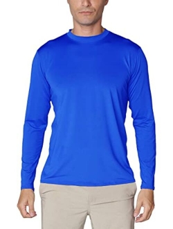 INGEAR Men's UPF50+ Long Sleeve UV Sun Protection Shirts Quick Dry Outdoor Shirt for Fishing Running Workout