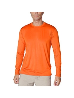 INGEAR Men's UPF50+ Long Sleeve UV Sun Protection Shirts Quick Dry Outdoor Shirt for Fishing Running Workout