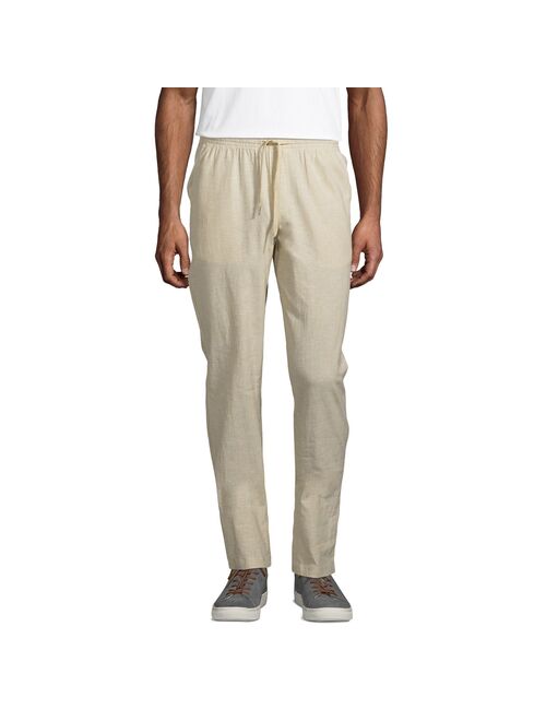 Men's Lands' End Linen Cotton Deck Pants