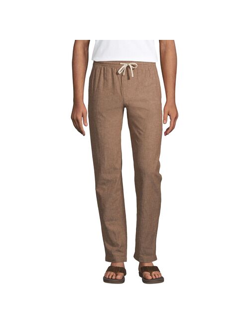 Men's Lands' End Linen Cotton Deck Pants