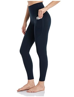 HeyNuts Hawthorn Athletic Women's Essential High Waisted Yoga Leggings with Side Pockets 7/8 Leggings 25''