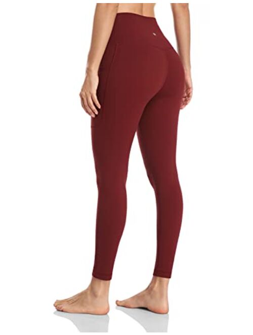 HeyNuts Hawthorn Athletic Women's Essential High Waisted Yoga Leggings with Side Pockets 7/8 Leggings 25''