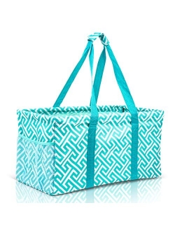 Lucazzi Extra Large Utility Tote Bag - Oversized Collapsible Pool Beach Canvas Basket