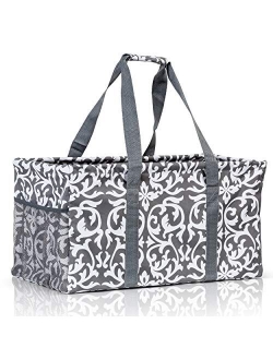 Lucazzi Extra Large Utility Tote Bag - Oversized Collapsible Pool Beach Canvas Basket