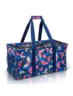 Lucazzi Extra Large Utility Tote Bag - Oversized Collapsible Pool Beach Canvas Basket