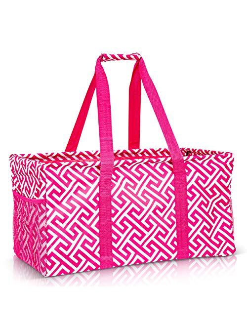 Lucazzi Extra Large Utility Tote Bag - Oversized Collapsible Pool Beach Canvas Basket