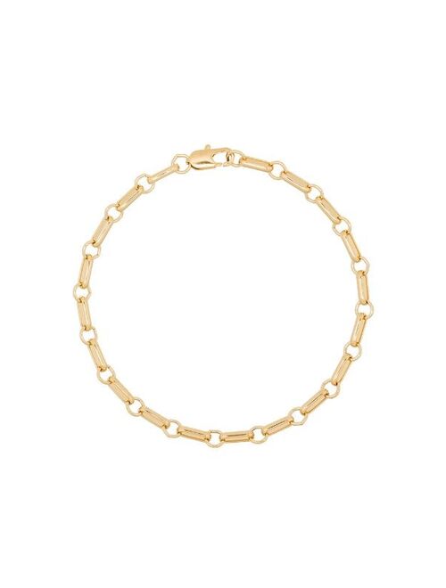 Laura Lombardi gold-plated bar chain anklet