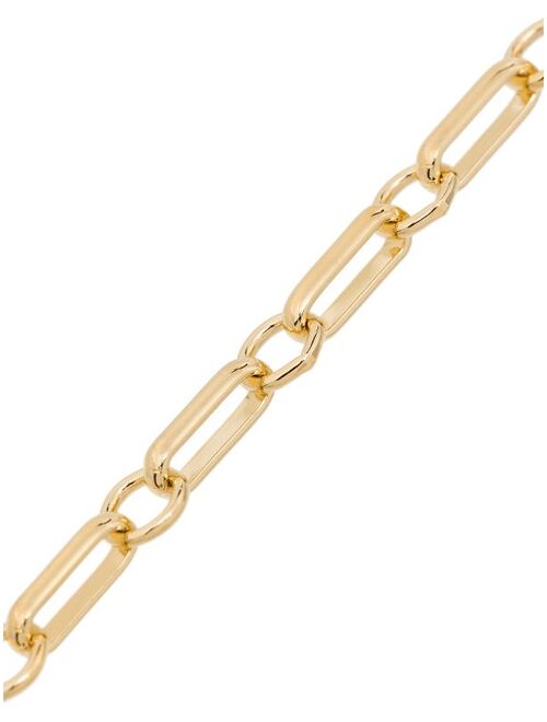 Laura Lombardi gold-plated bar chain anklet