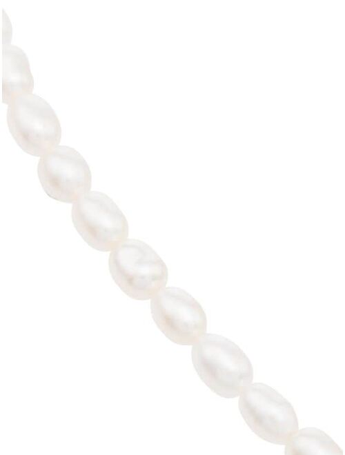 Anissa Kermiche pearl chain anklet