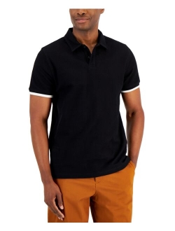 Men's Regular-Fit Tipped Polo Shirt, Created for Macy's