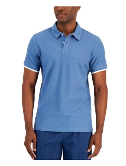 Men's Regular-Fit Tipped Polo Shirt, Created for Macy's