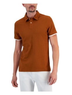 Men's Regular-Fit Tipped Polo Shirt, Created for Macy's