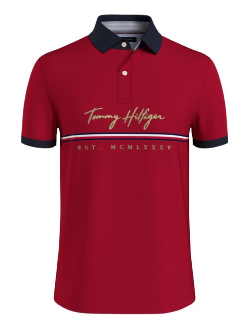 Tommy Hilfiger Men's Badlwin TH Flex Custom Fit Polo Shirt