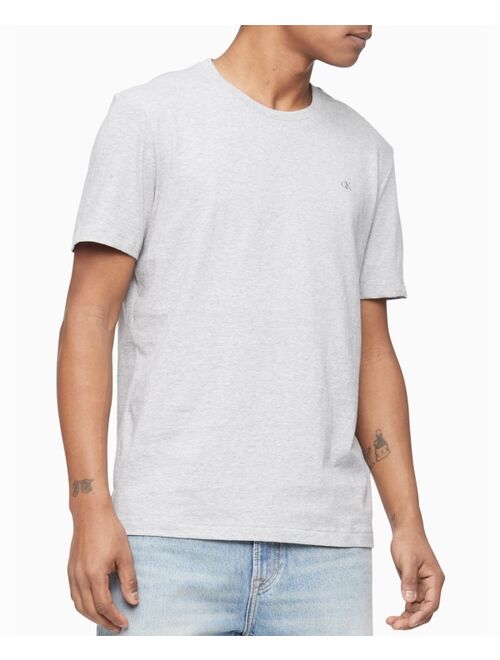 Calvin Klein Men's Smooth Cotton Solid Crewneck T-Shirt