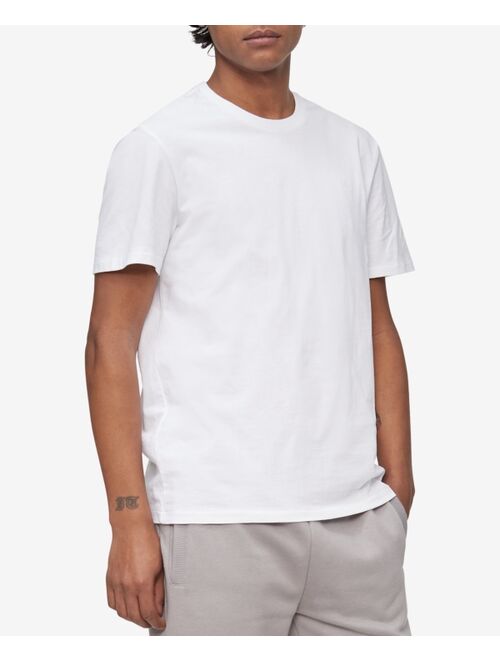 Calvin Klein Men's Smooth Cotton Solid Crewneck T-Shirt