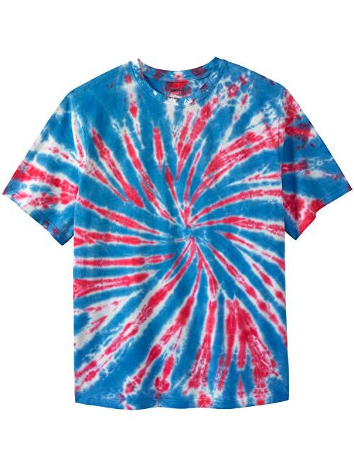 KingSize Men's Big & Tall Lightweight Tie-Dye Crewneck Tee