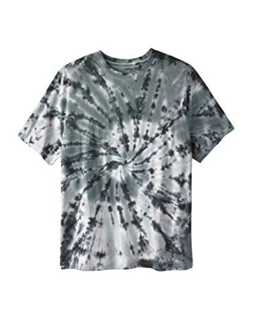 KingSize Men's Big & Tall Lightweight Tie-Dye Crewneck Tee