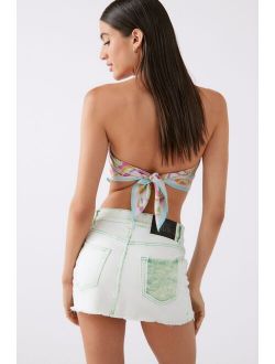 UO Amanda Denim Micro Mini Skirt