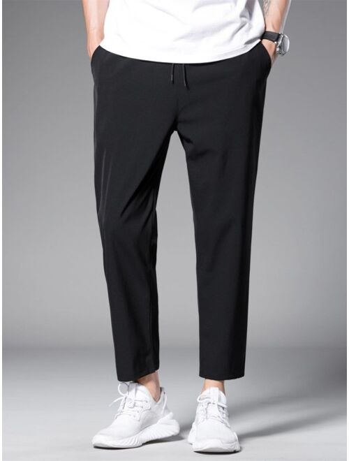 Shein Men Slant Pocket Drawstring Pants