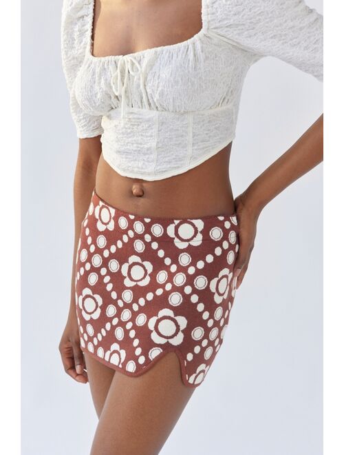 Urban Outfitters UO Suzie Low-Rise Mini Skirt