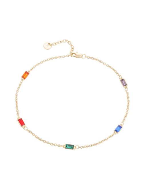 UNWRITTEN Women's Rainbow Color Anklet