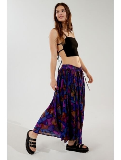 Remade Overdyed Gauze Maxi Skirt