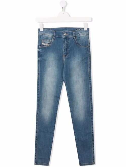 Diesel Kids TEEN mid-rise skinny jeans