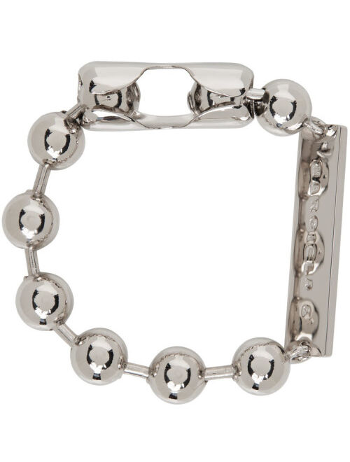 MM6 MAISON MARGIELA Silver Metal Bead Bracelet