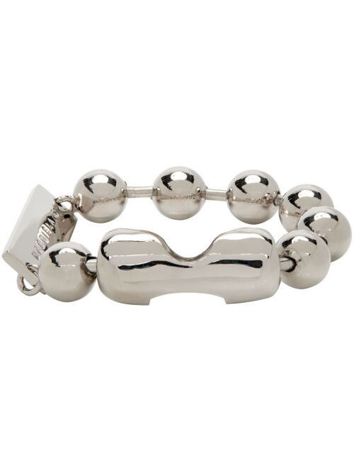 MM6 MAISON MARGIELA Silver Metal Bead Bracelet