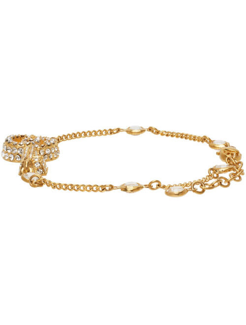 GUCCI Gold Double G Key Bracelet