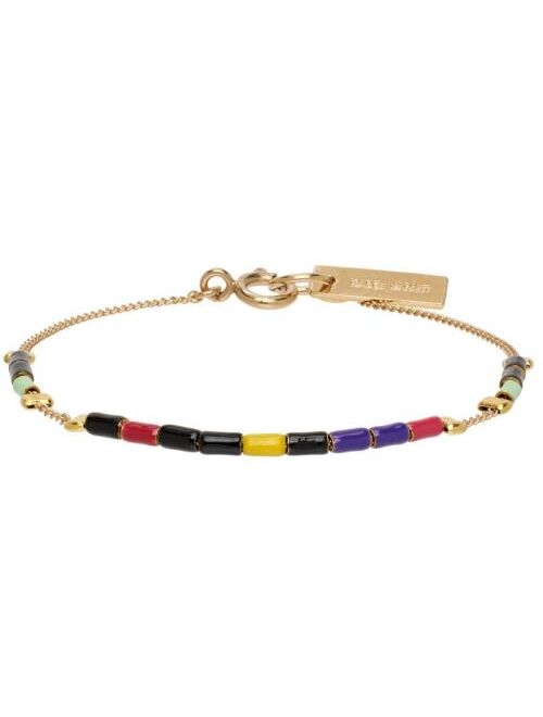 ISABEL MARANT Gold Color Stripe Bracelet