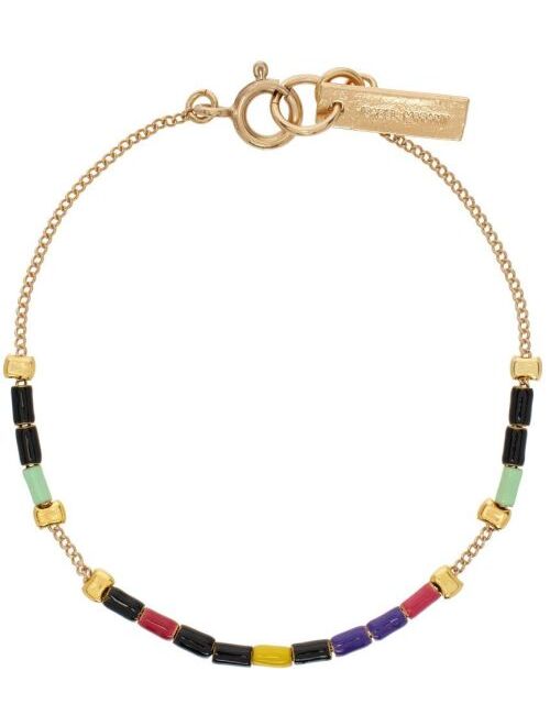 ISABEL MARANT Gold Color Stripe Bracelet