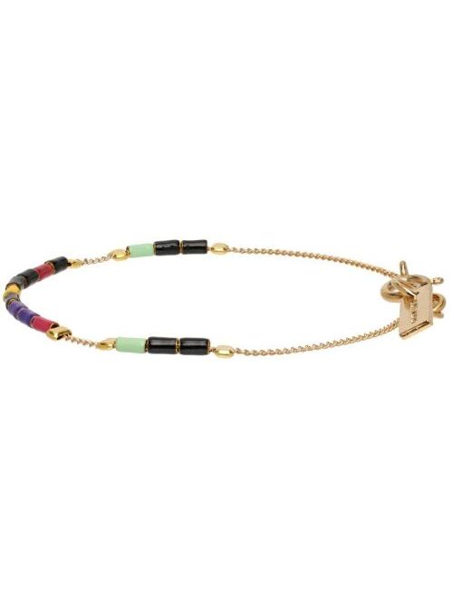 ISABEL MARANT Gold Color Stripe Bracelet