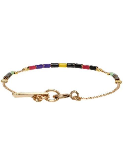 ISABEL MARANT Gold Color Stripe Bracelet